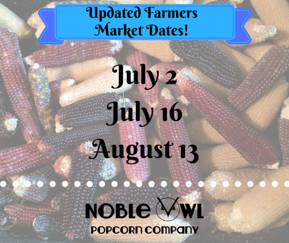 Updated Farmers Market Dates